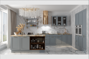 Визуализация кухни и фасадов