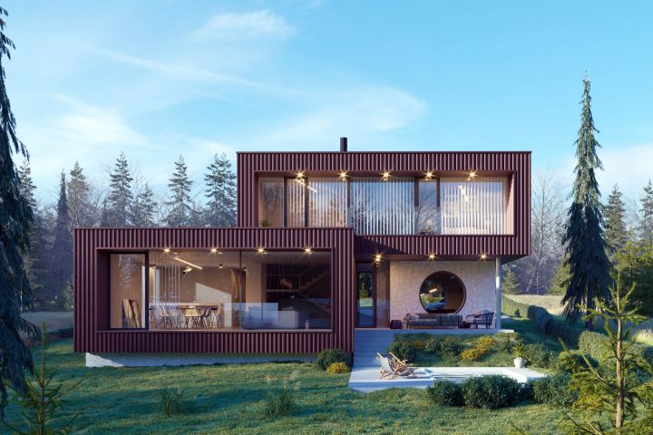 3д Визуализация частный дом - 5513501