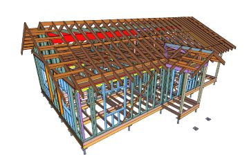 Проект каркасного дома