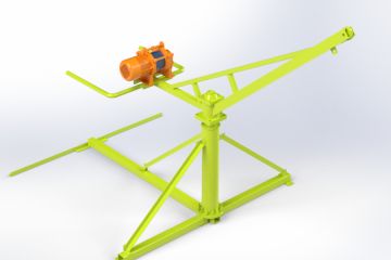 Проект крана консольного строительного