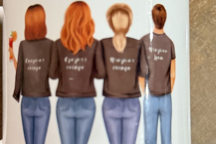 Макет картинки для печати на чашке - 5514424