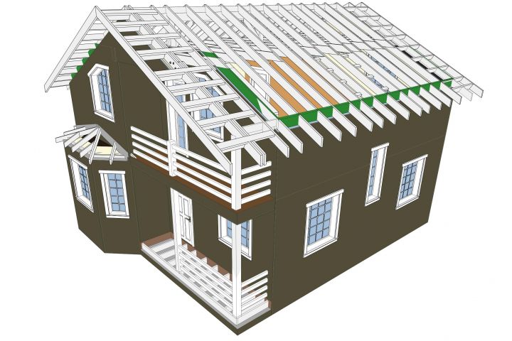 Проект каркасного дома - 5514742