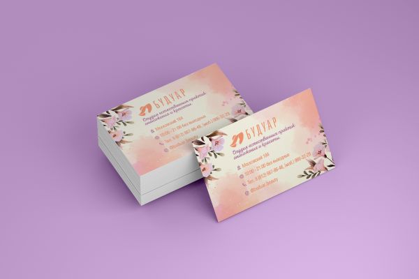 Разработка логотипа и дизайн полиграфии для салона красоты