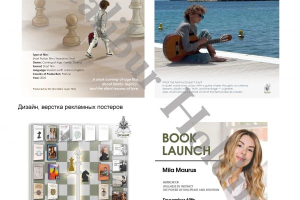 Дизайн постеров и плакатов