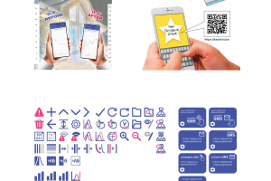 Дизайн баннеров для веб-сайта и иконок для мобильного приложения Кситал