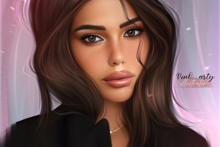 Портрет в стиле Дрим арт - 5515019