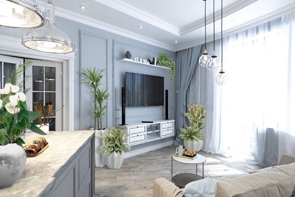 Озеленение интерьера кухни