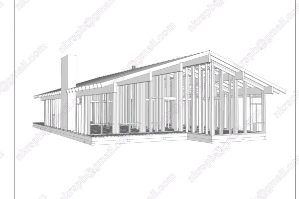 Каркасный дом. Раздел АС (фрагменты)