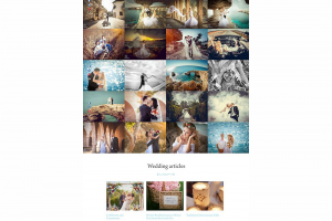 Разработка интернет сайта. Прорисовка макета.