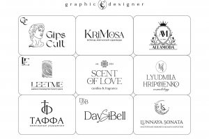 Разработка логотипа для кофейни, бренда одежды