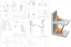 Электрический консольный подъемник