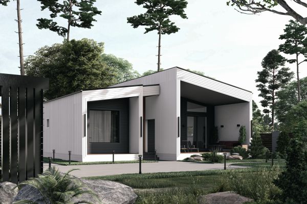 Малоэтажный дом с интерьером