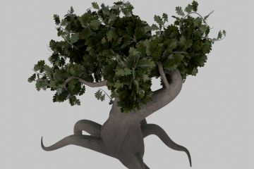 Game-Ready Stylized Tree 3d model
