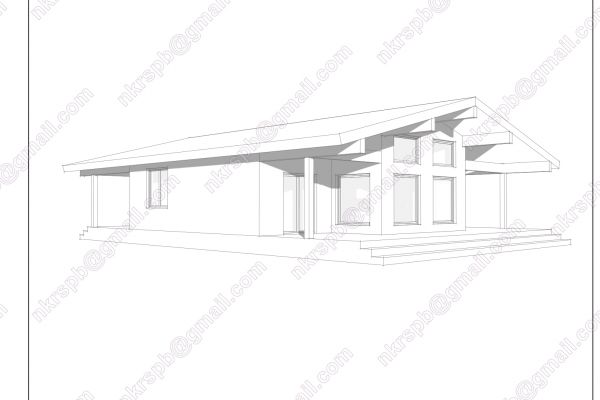 Проект каркасного дома (фрагменты)