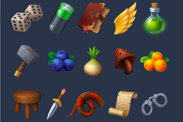 Рандомные векторные иконки