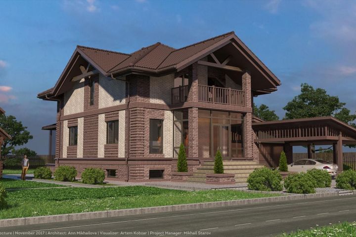 Проект частного дома / коттеджа — архитектура и визуализация - 5518459