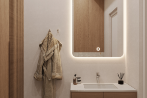 Санузел в стиле Джапанди