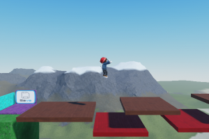 Игра сделанная на платформе roblox studio в жанре 2d runner