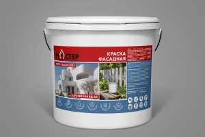 Дизайн этикетки фасадная и интерьерная краска