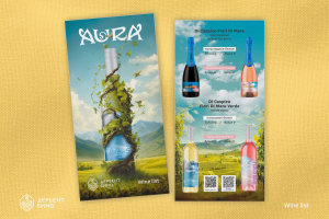 Разработка дизайна винных карт для компании "Дербент вино"