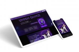 Лендинг для школы танцев UNION DANCE