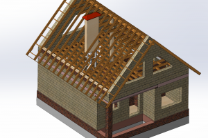 Проект частного двухэтажного дома