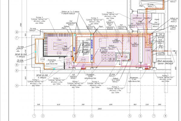 Проект отопления и вентиляции жилого дома
