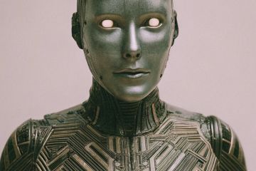 Изображение робота, изображение для рекламы и контента