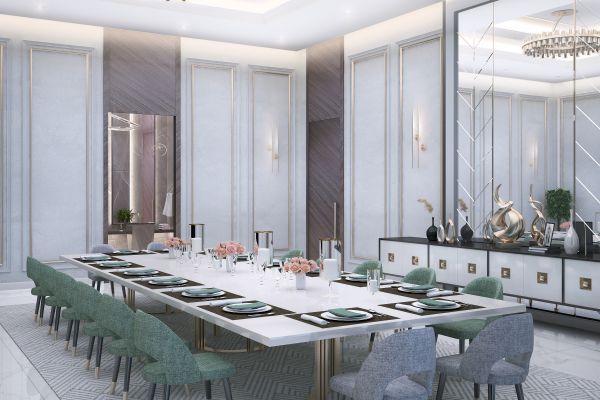 Интерьер виллы (столовая). ОАЭ, Дубай, Palm Jumeirah