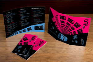 Лифлет для типографического фестиваля