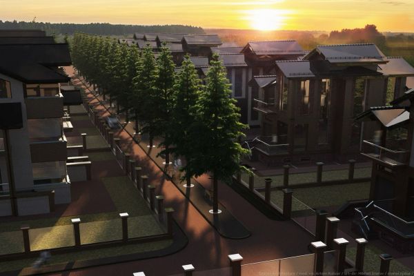 Генеральный план коттеджного поселка