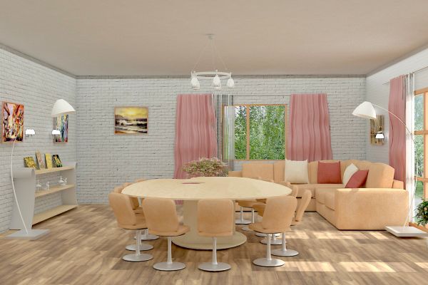 Дизайн проект интерьера творческой мастерской