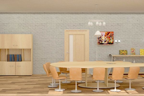 Дизайн проект интерьера творческой мастерской