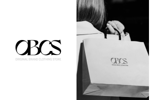 OBCS — логотип для магазина брендовой одежды