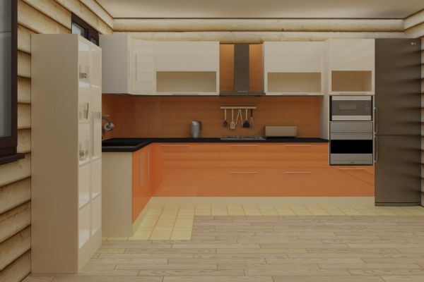 Дизайн проект интерьера кухни