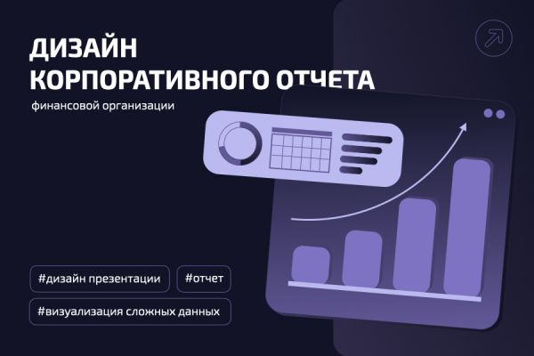 Дизайн шаблона для корпоративного отчета финансовой организации