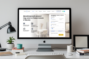 Сайт для студии ремонта