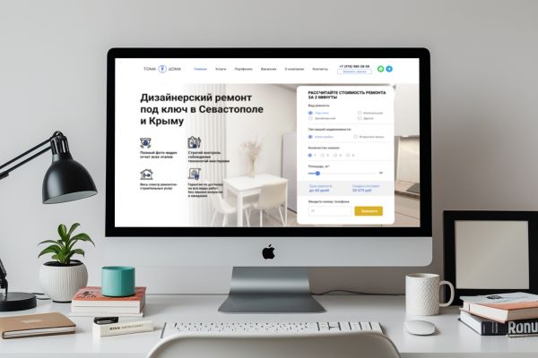 Сайт для студии ремонта