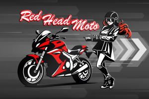 Разработка логотипа Read Head Moto