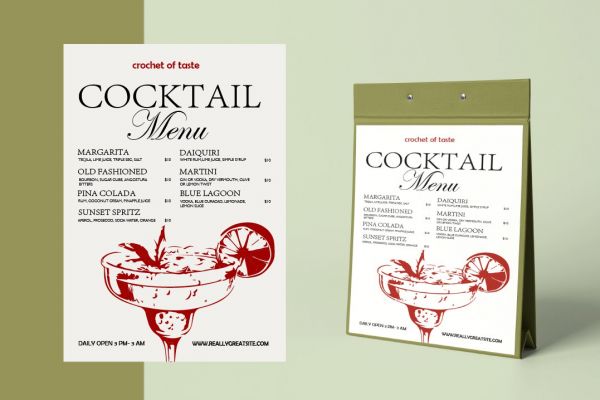 Дизайн меню