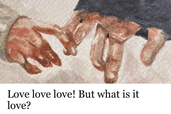 Авторская поэтическая статья “Love love love! But what is it love?” — текст, иллюстрация и визуал