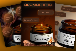 Инфографика для аромасвечи