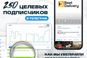 Реклама в телеграм Кейс B2B