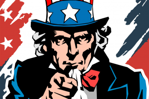 Ироничный баннер для бургерной