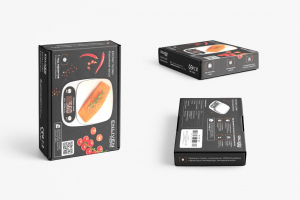 Дизайн коробки для кухонных весов