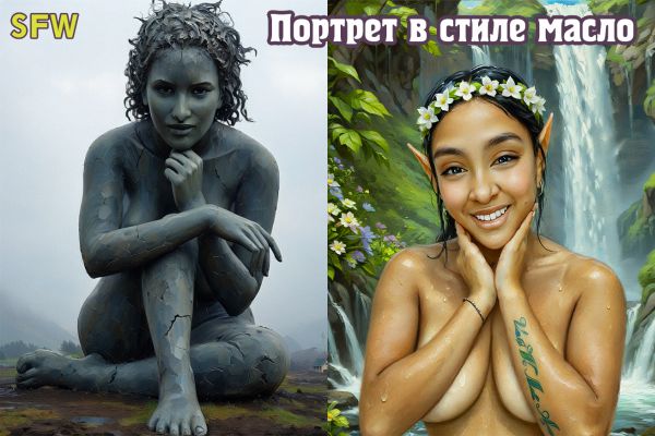 ИИ Арты для разлиных  моделей