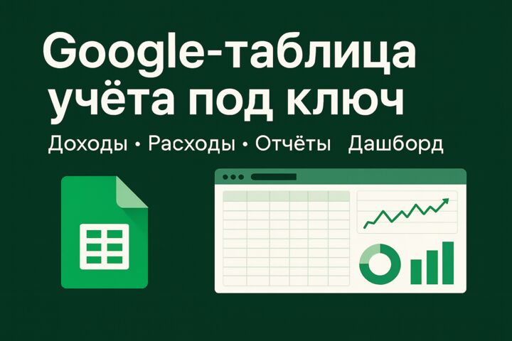 Гугл-таблицы учёта под ключ: автоматизация учета для бизнеса