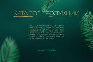 Каталог продукции бренда City