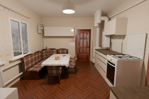 3D рендеры для кухни