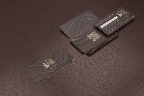 Разработка подарочного сертификата и конверта